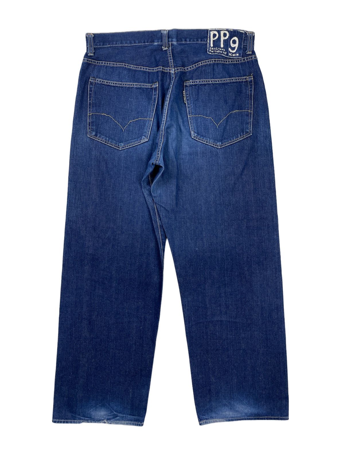 HOLLYWOOD RANCH MARKET PP9 Oversized H.R. Market Baggy Denim Kapital Jeans Size US 36 / EU 52 - 8 Thumbnail