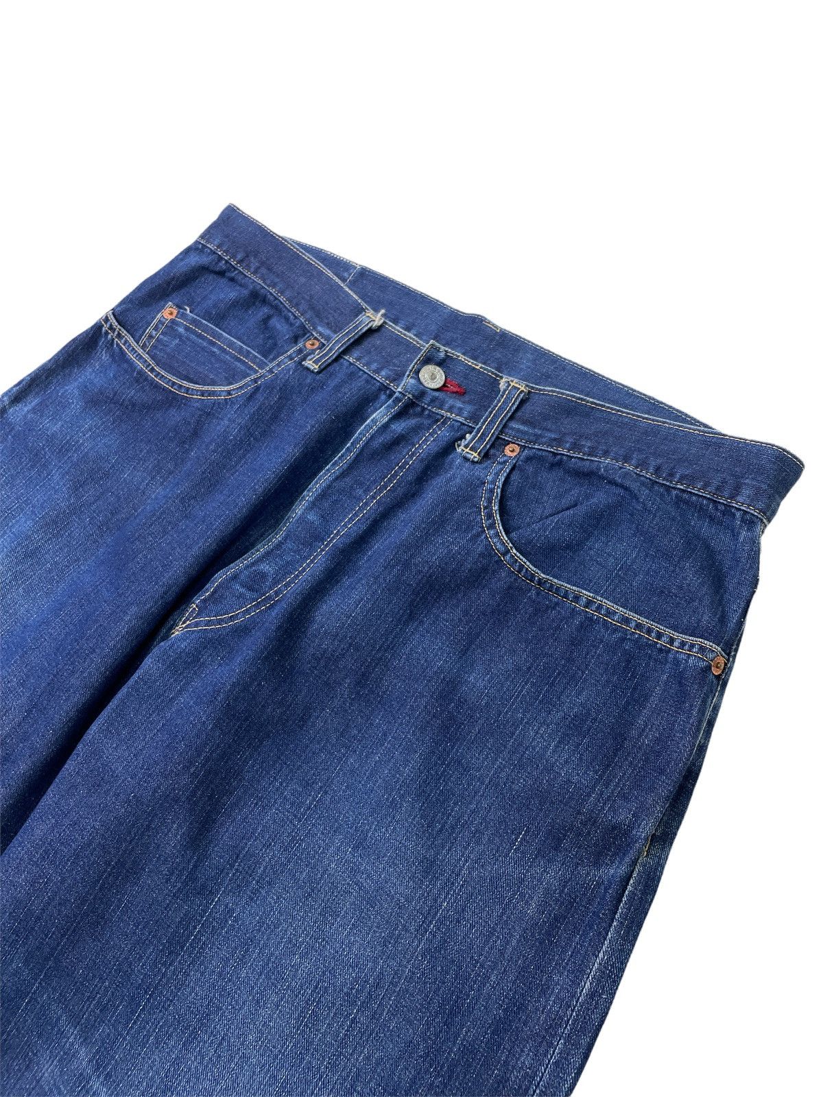 HOLLYWOOD RANCH MARKET PP9 Oversized H.R. Market Baggy Denim Kapital Jeans Size US 36 / EU 52 - 3 Thumbnail
