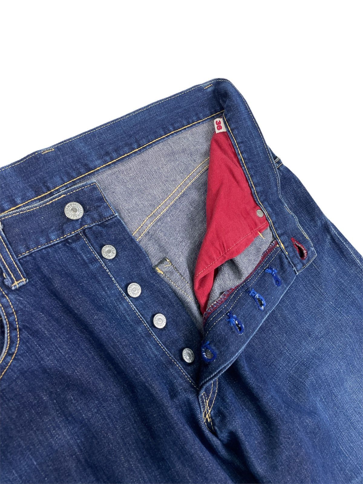 HOLLYWOOD RANCH MARKET PP9 Oversized H.R. Market Baggy Denim Kapital Jeans Size US 36 / EU 52 - 4 Thumbnail