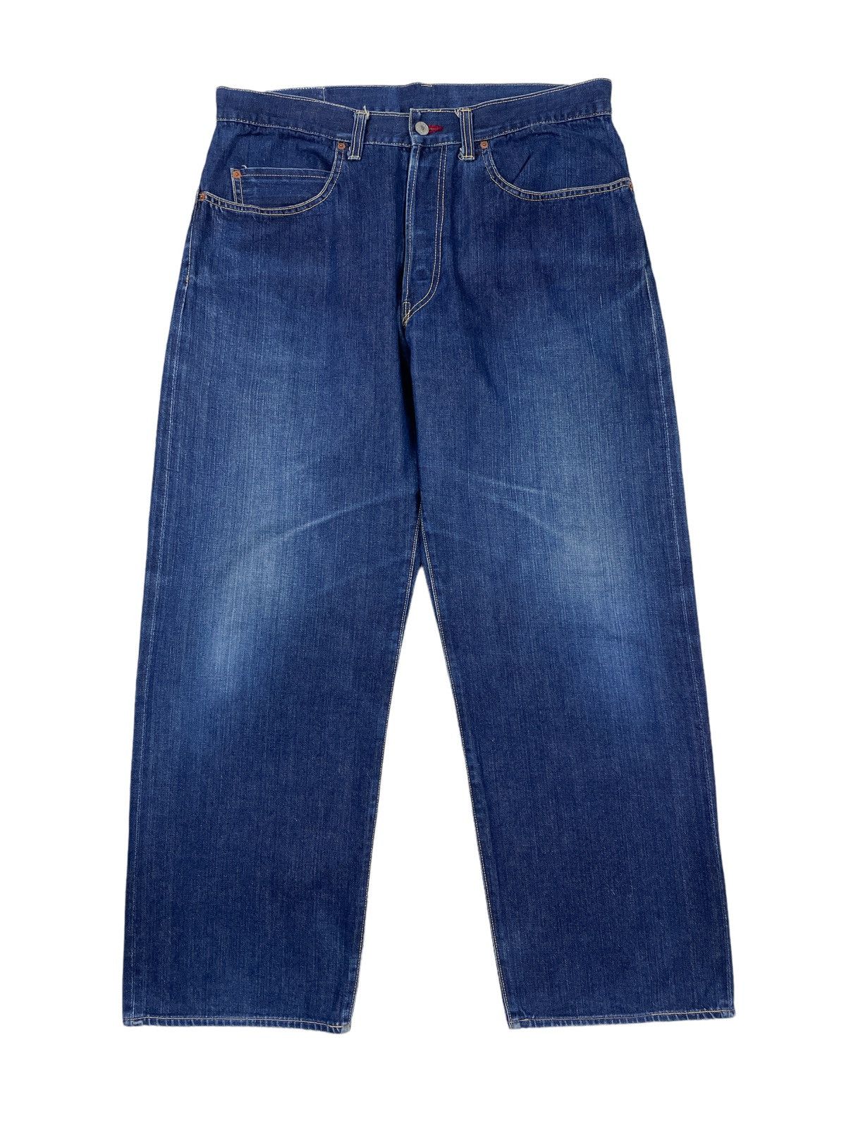 HOLLYWOOD RANCH MARKET PP9 Oversized H.R. Market Baggy Denim Kapital Jeans Size US 36 / EU 52 - 2 Thumbnail