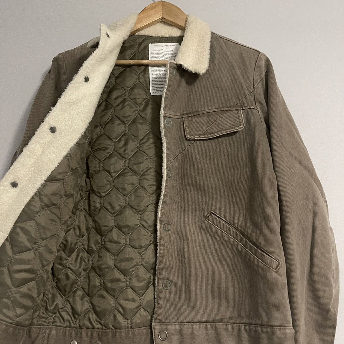 Undercover 2010 Undercover Corduroy Wool Quilted Work Jacket F4212 Size US M / EU 48-50 / 2 - 2 Thumbnail