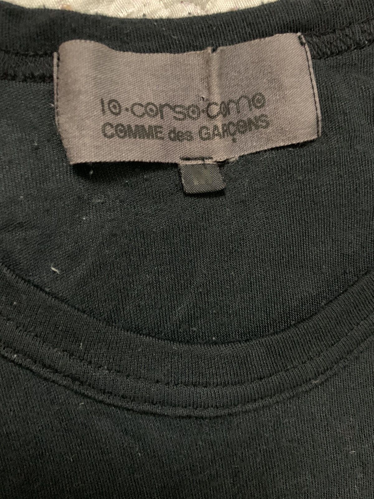 10 Corso Como × CDG by Comme des Garcons × Comme des Garcons AD07 Come Des Garcons 10 Corso Como Black Tshirt Size US M / EU 48-50 / 2 - 6 Thumbnail