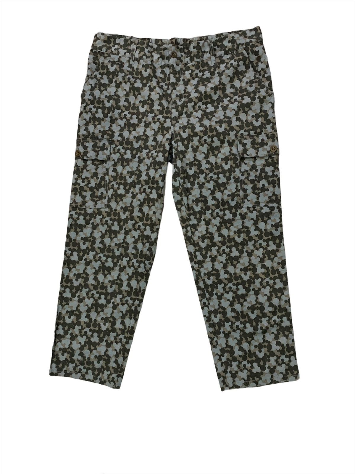 Mickey Mouse Disney By Belle Maison Overprinted Cargo Pant Size US 38 / EU 54 - 2 Thumbnail