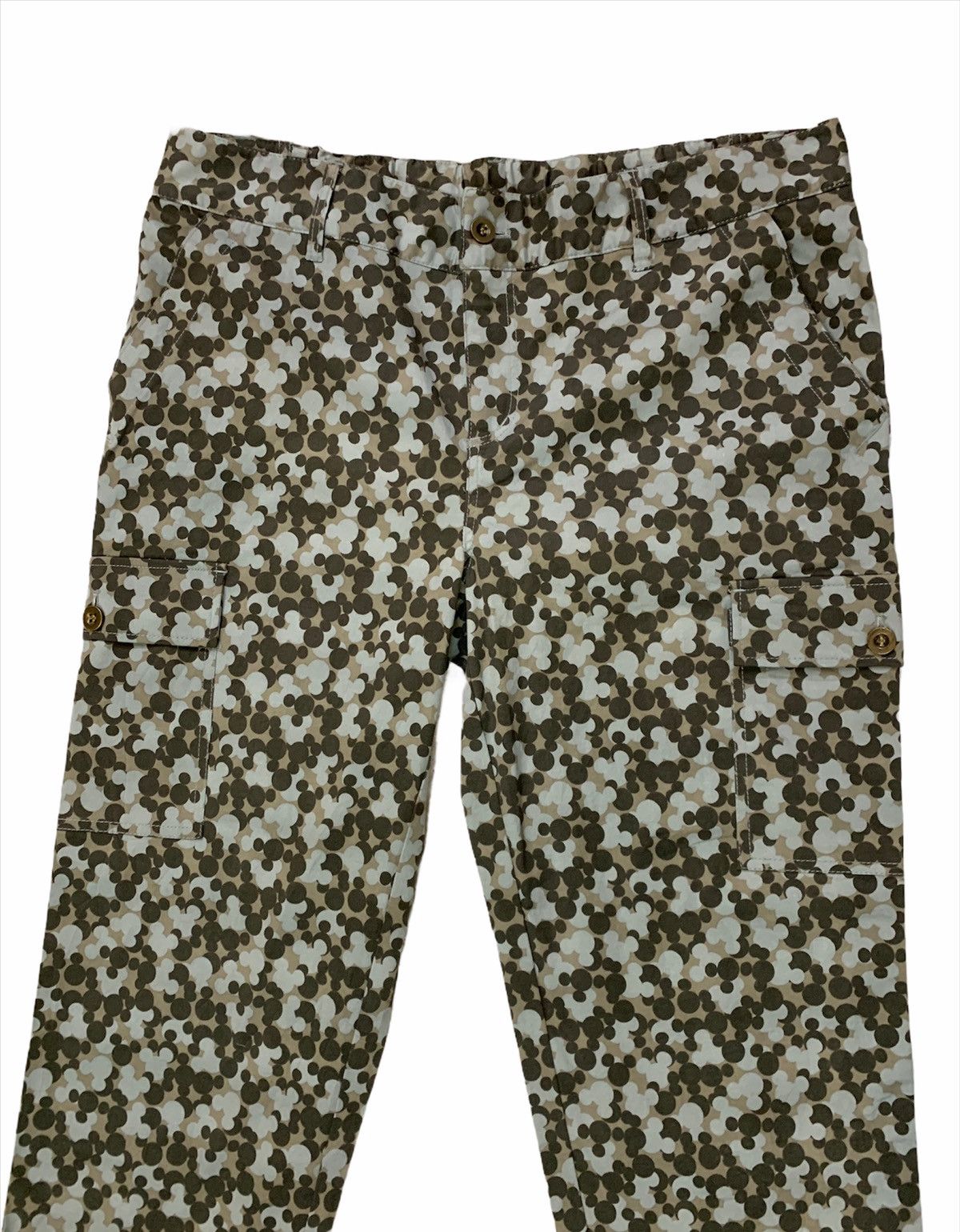 Mickey Mouse Disney By Belle Maison Overprinted Cargo Pant Size US 38 / EU 54 - 3 Thumbnail