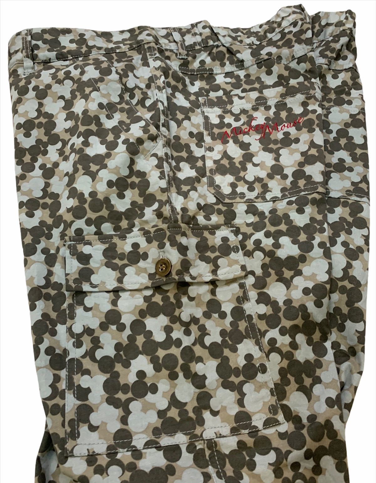 Mickey Mouse Disney By Belle Maison Overprinted Cargo Pant Size US 38 / EU 54 - 7 Thumbnail