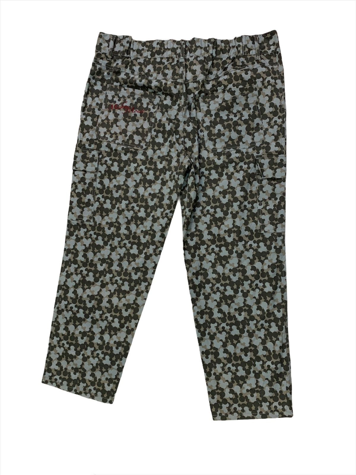 Mickey Mouse Disney By Belle Maison Overprinted Cargo Pant Size US 38 / EU 54 - 4 Thumbnail