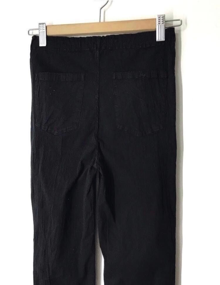 Issey Miyake ME By Issey Miyake Black Trouser Legging Pants Size 29" - 6 Thumbnail