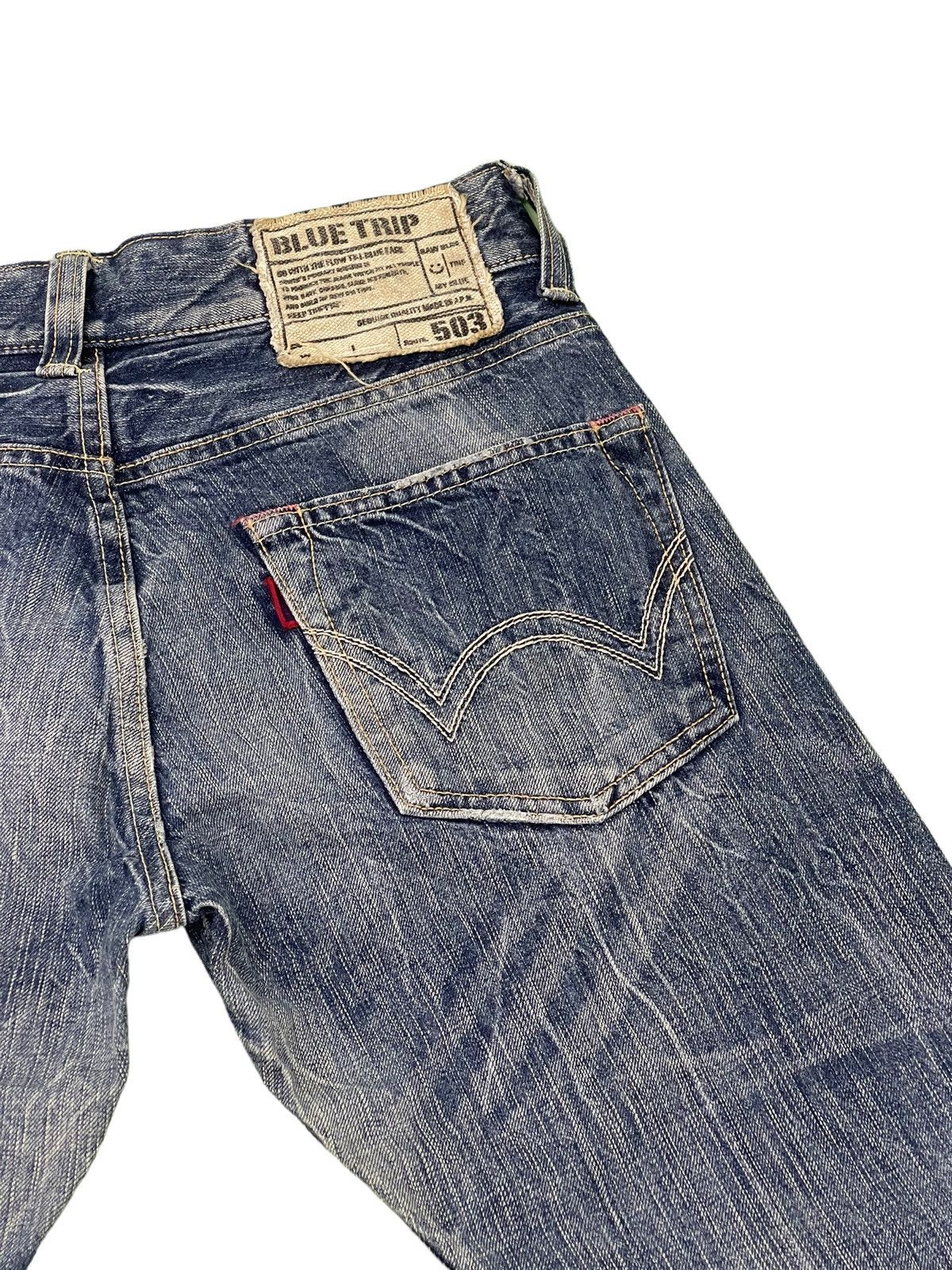 Edwin Flare Jeans Edwin Japan Acid Wash Denim Boot Cut 4🟦6 Size US 30 / EU 46 - 9 Thumbnail