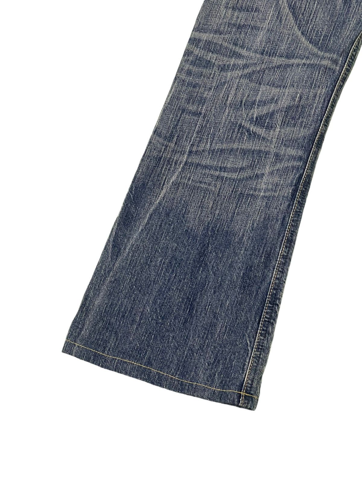 Edwin Flare Jeans Edwin Japan Acid Wash Denim Boot Cut 4🟦6 Size US 30 / EU 46 - 5 Thumbnail