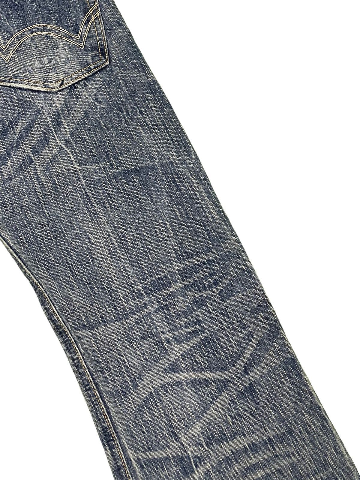 Edwin Flare Jeans Edwin Japan Acid Wash Denim Boot Cut 4🟦6 Size US 30 / EU 46 - 7 Thumbnail