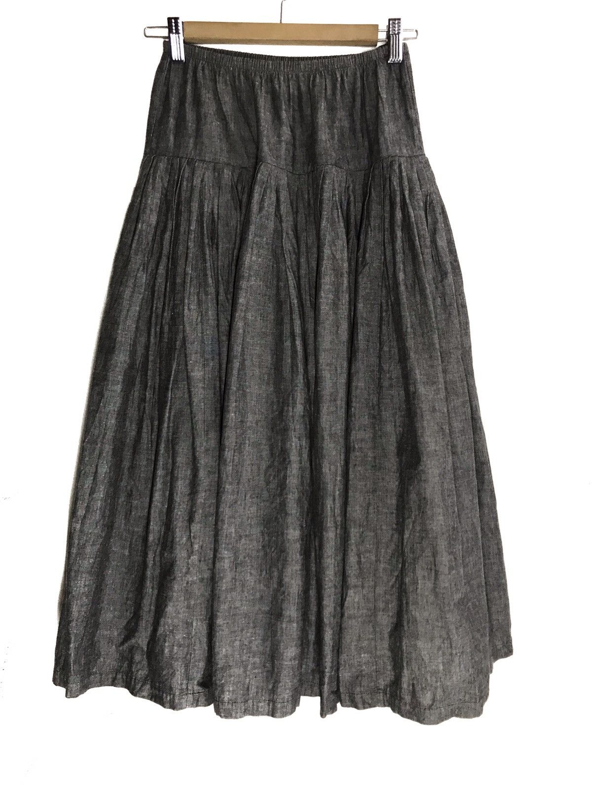 Norma Kamali × Vintage Vintage Norma Kamali Designer Grey Skirts Size 28" / US 6 / IT 42 - 1 Thumbnail