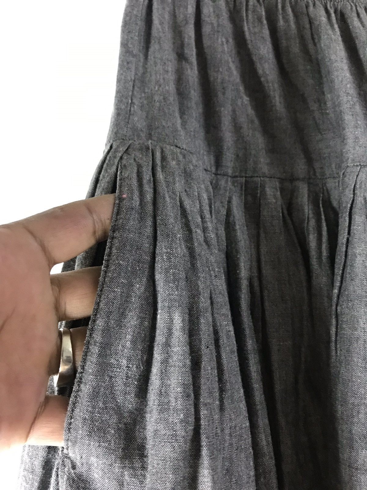 Norma Kamali × Vintage Vintage Norma Kamali Designer Grey Skirts Size 28" / US 6 / IT 42 - 3 Thumbnail