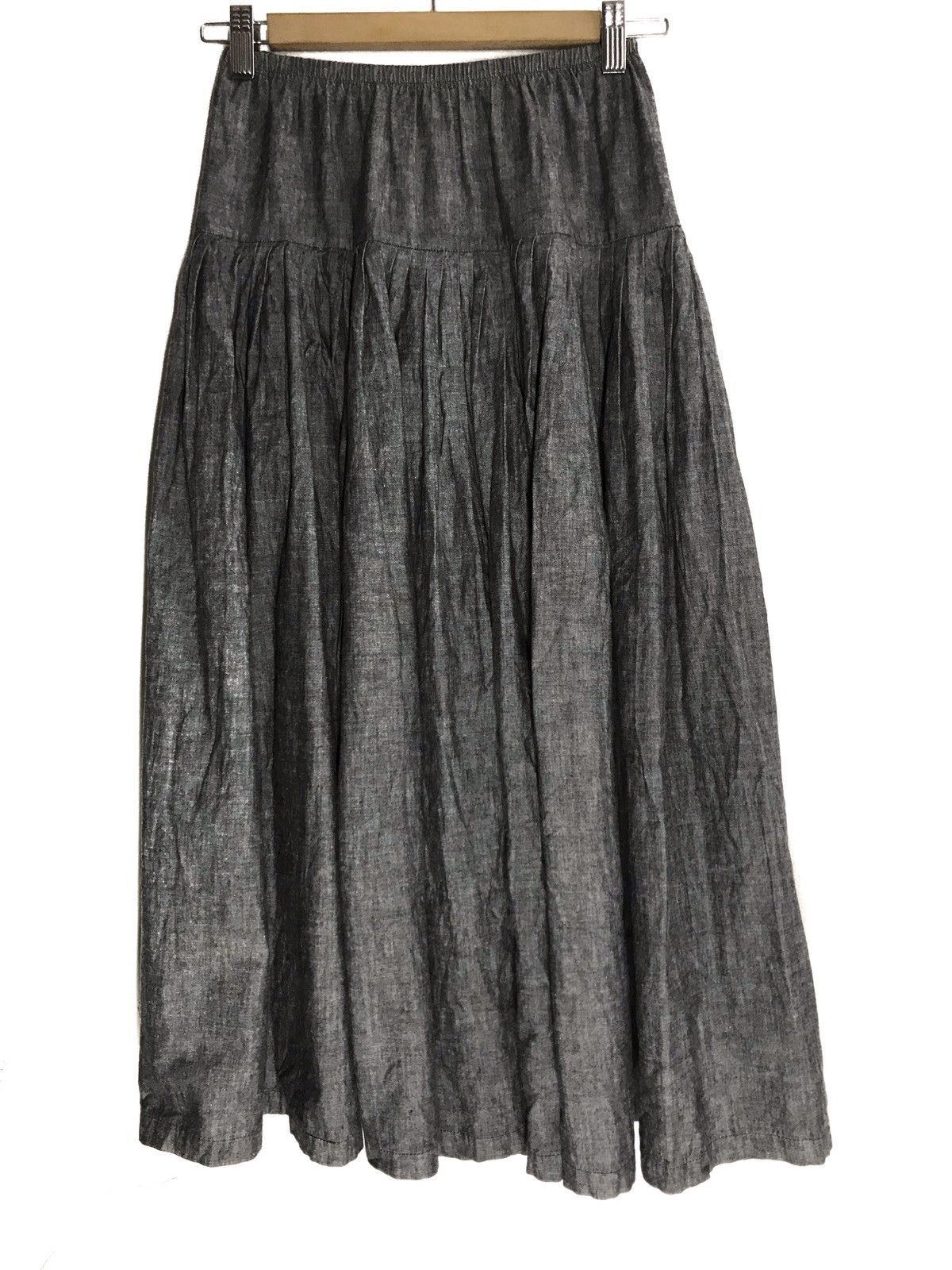 Norma Kamali × Vintage Vintage Norma Kamali Designer Grey Skirts Size 28" / US 6 / IT 42 - 4 Thumbnail