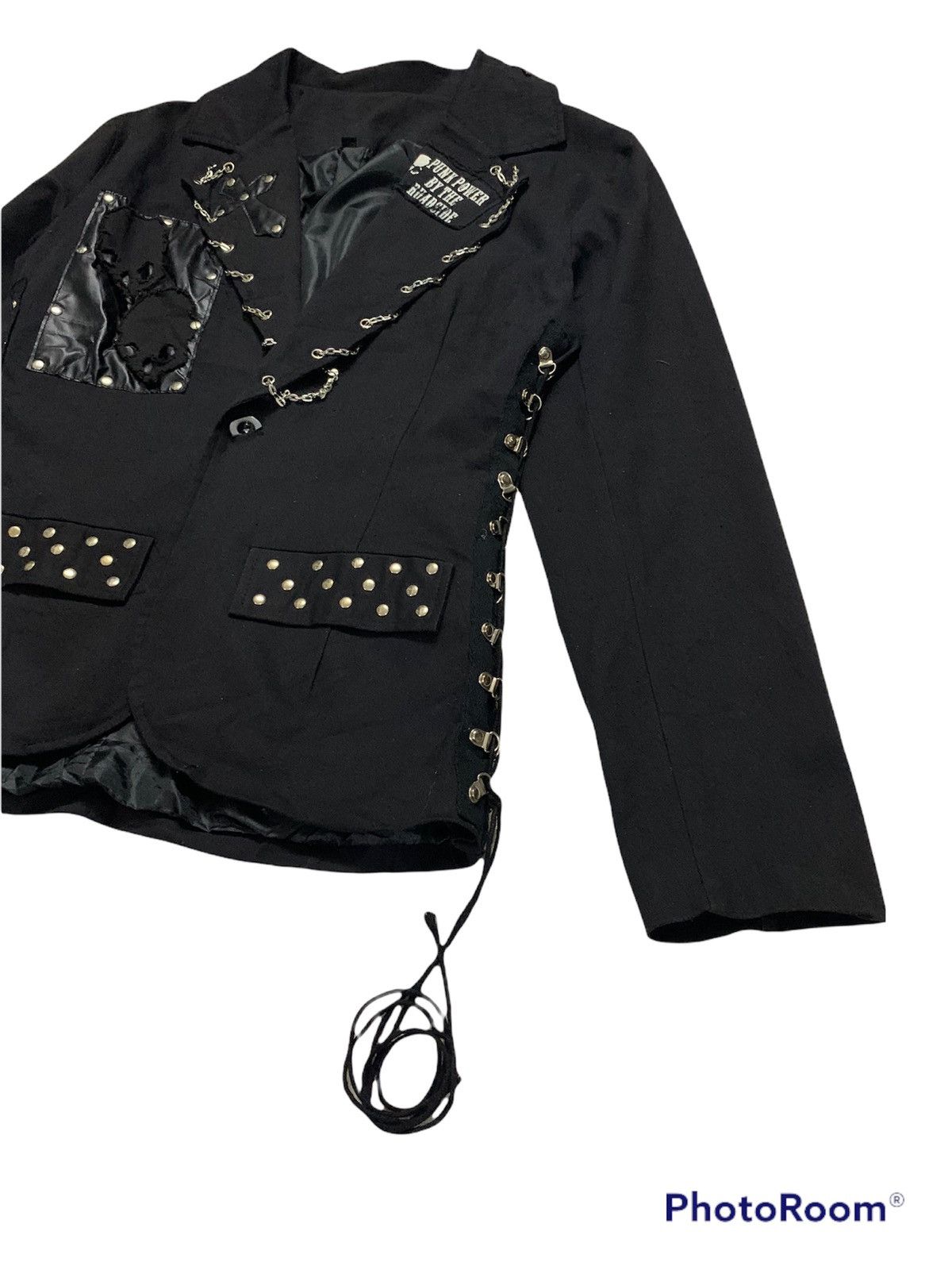 Malcolm McLaren × Seditionaries Drug Honey “PUNK POWER BY THE RUADSIDE” Bondage Jacket Size US L / EU 52-54 / 3 - 4 Thumbnail