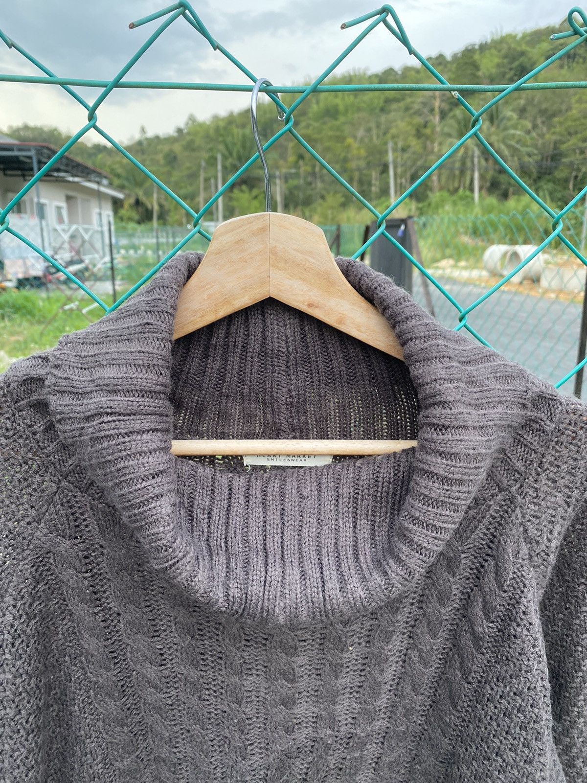 Homespun Knitwear × Japanese Brand ⚡️Steals⚡️Heart Market Cable Knit Sweater Size US XL / EU 56 / 4 - 3 Thumbnail