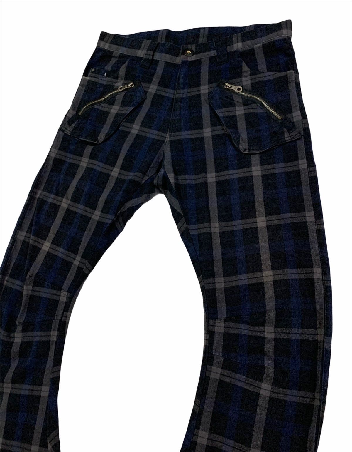 Japanese Brand × PPFM × Seditionaries PPFM Punk Rock Tartan Curve In Slim Pant Stretch Size US 33 - 1 Thumbnail