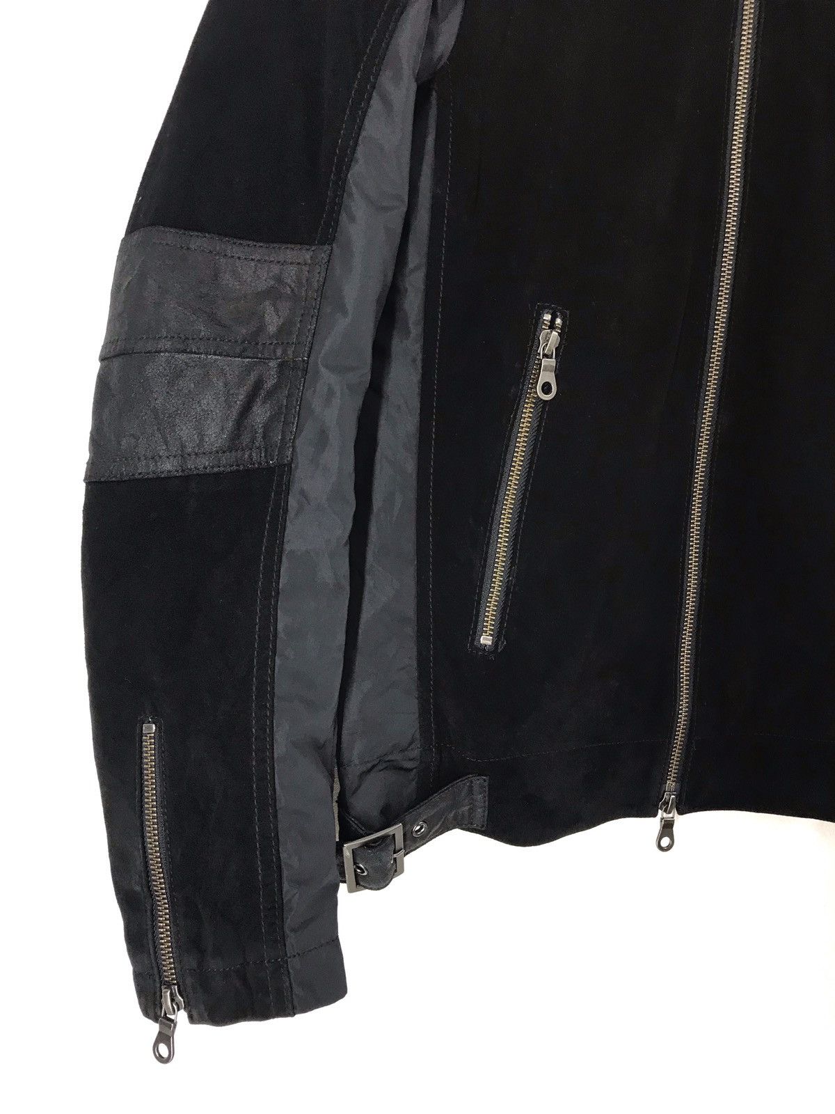 Designer Quick Sale⚡️Buona Giornata Biker Jacket Leather / Nylon Size US S / EU 44-46 / 1 - 3 Thumbnail