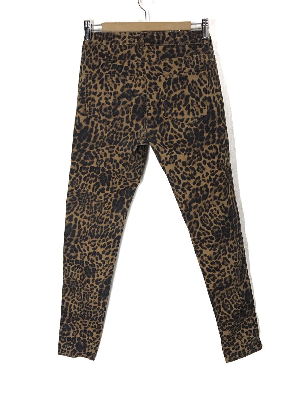 H&M H&m Leopard Printed Skinny Pants Size US 30 / EU 46 - 2 Thumbnail