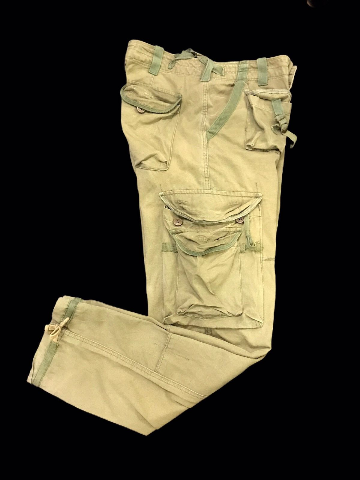 Japanese Brand × Vintage Ezra Fitch 3D Cargo Tactical Multi Pocket Parachute Pants Size US 32 / EU 48 - 9 Thumbnail