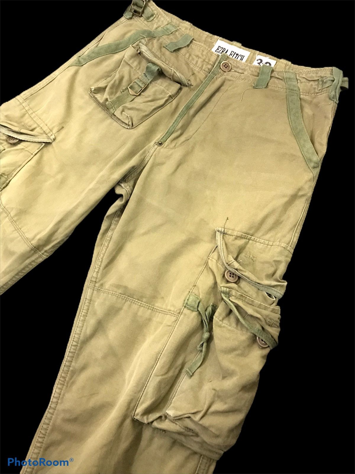 Japanese Brand × Vintage Ezra Fitch 3D Cargo Tactical Multi Pocket Parachute Pants Size US 32 / EU 48 - 1 Thumbnail