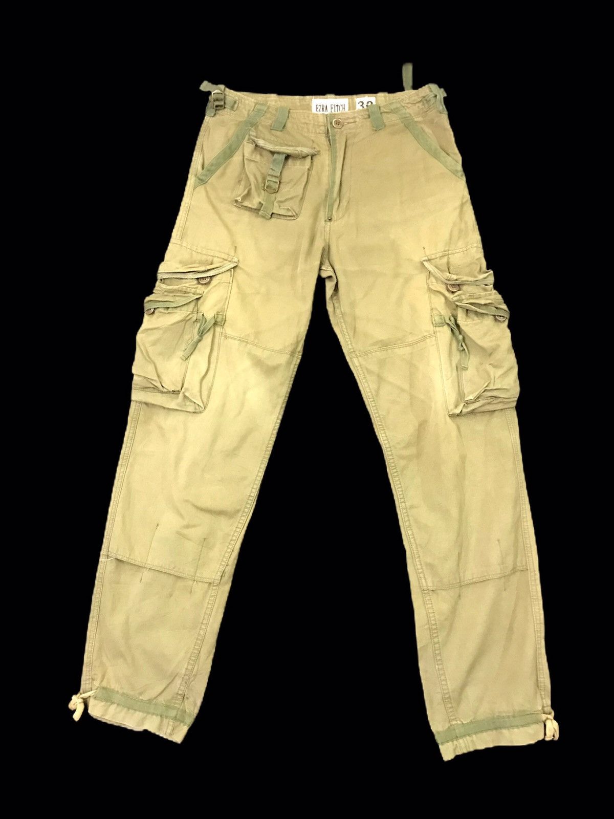 Japanese Brand × Vintage Ezra Fitch 3D Cargo Tactical Multi Pocket Parachute Pants Size US 32 / EU 48 - 2 Thumbnail