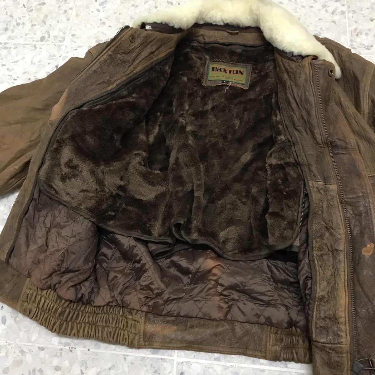 Vintage Vintage Brixton Leather Flying Jacket Size US L / EU 52-54 / 3 - 16 Thumbnail