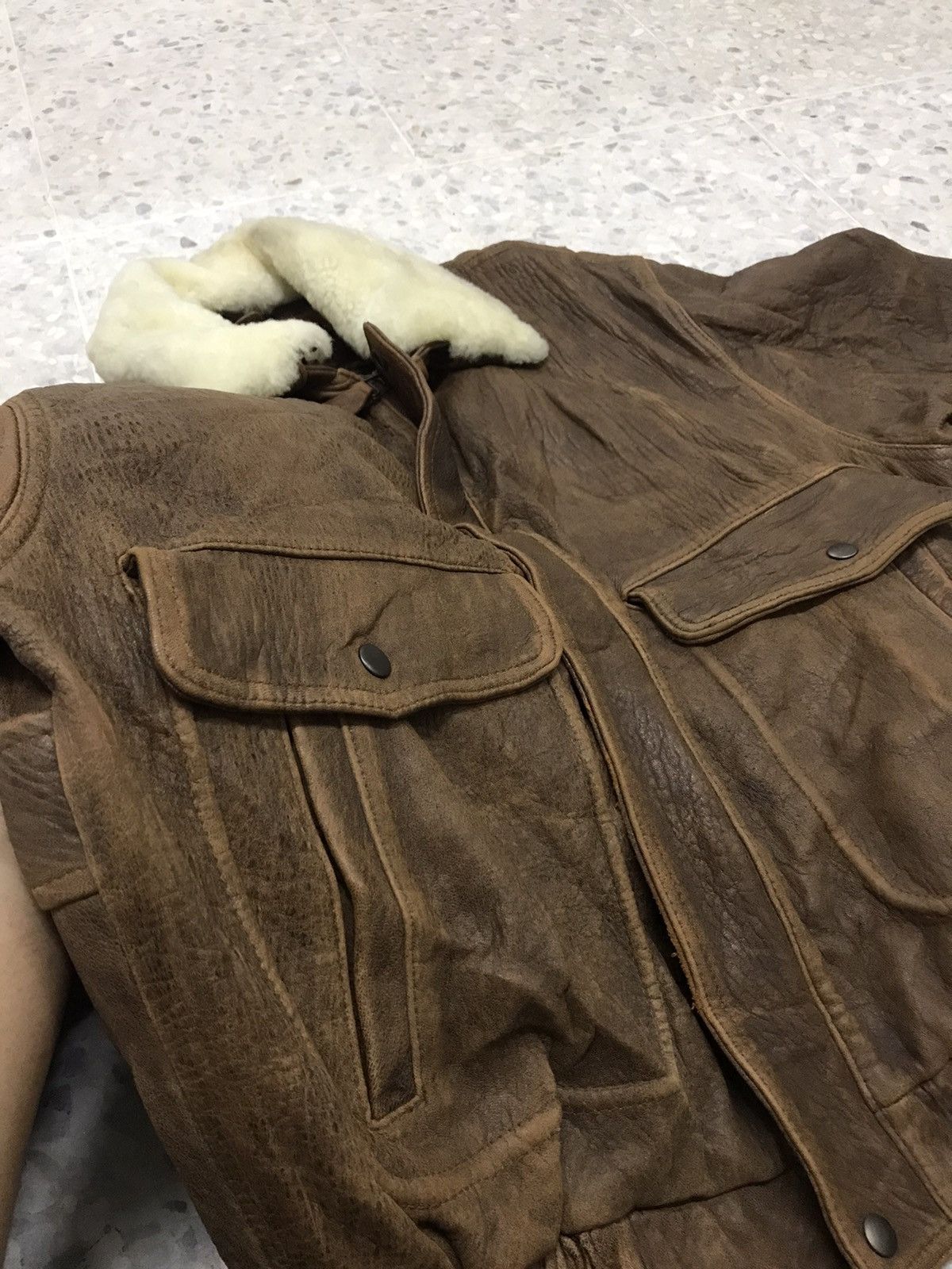 Vintage Vintage Brixton Leather Flying Jacket Size US L / EU 52-54 / 3 - 17 Thumbnail