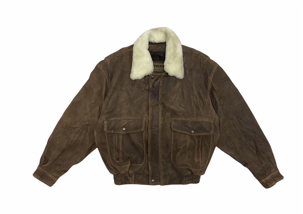 Vintage Vintage Brixton Leather Flying Jacket Size US L / EU 52-54 / 3 - 4 Thumbnail