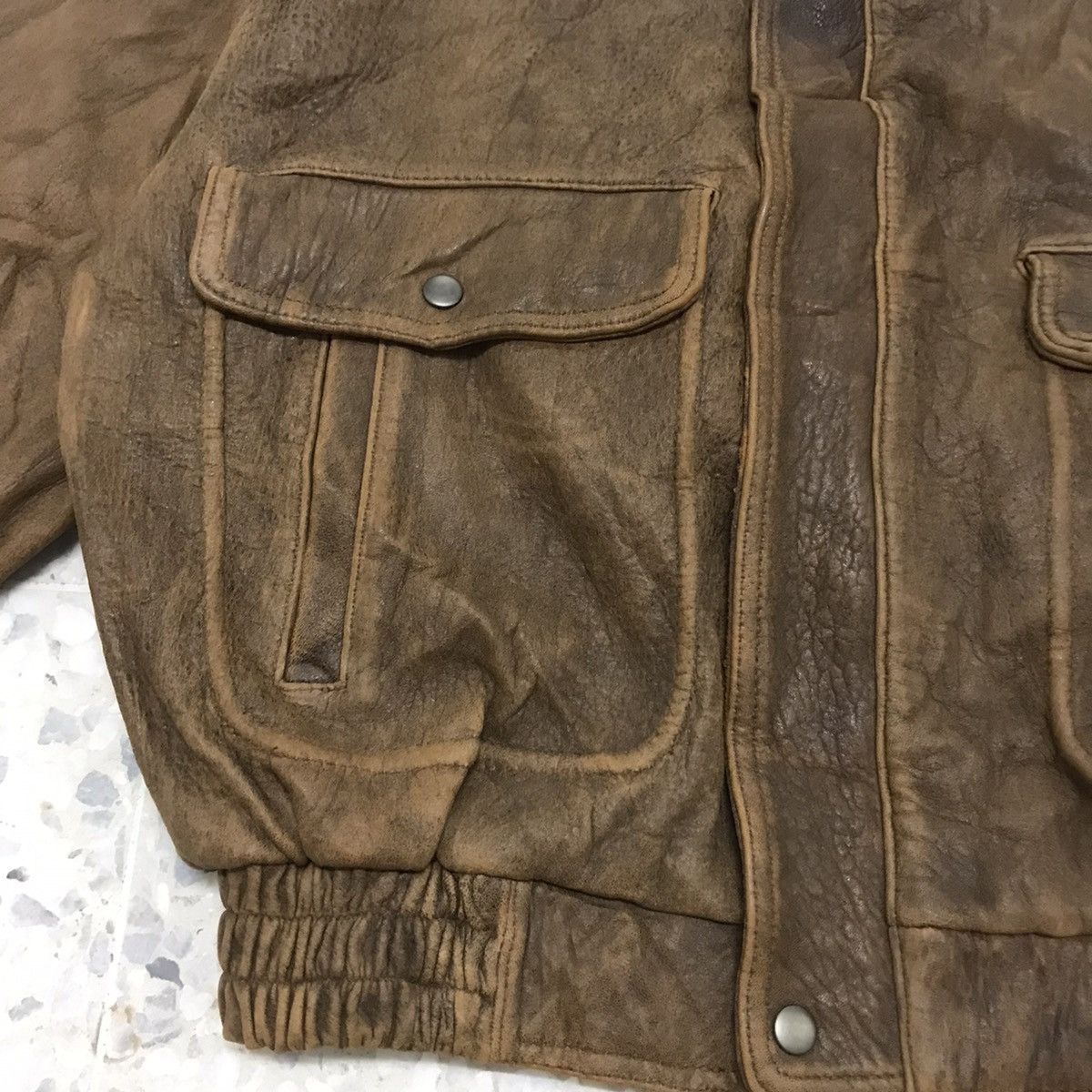 Vintage Vintage Brixton Leather Flying Jacket Size US L / EU 52-54 / 3 - 9 Thumbnail