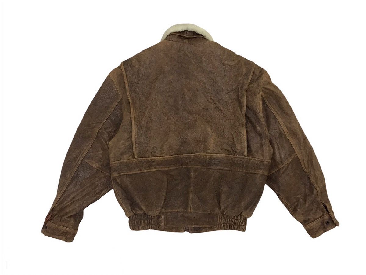 Vintage Vintage Brixton Leather Flying Jacket Size US L / EU 52-54 / 3 - 5 Thumbnail