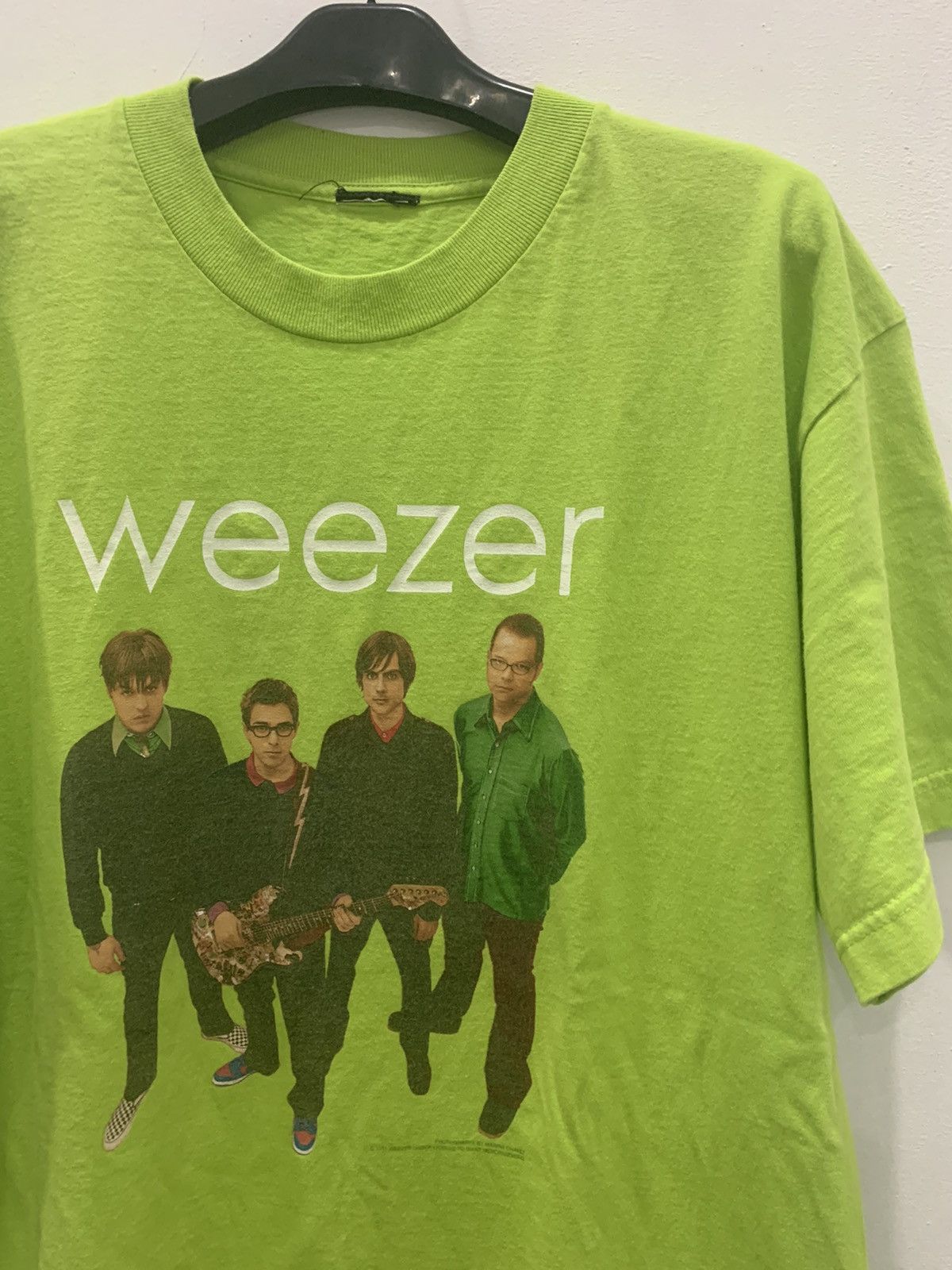 Band Tees × Vintage Weezer Shirt Weezer Green Album Promo Shirt | Grailed