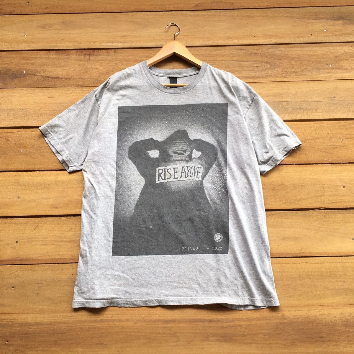 Obey Vintage Y2K Obey Skateboard ERD GRUNGE HOOKUPS TEE Size US XL / EU 56 / 4 - 1 Thumbnail