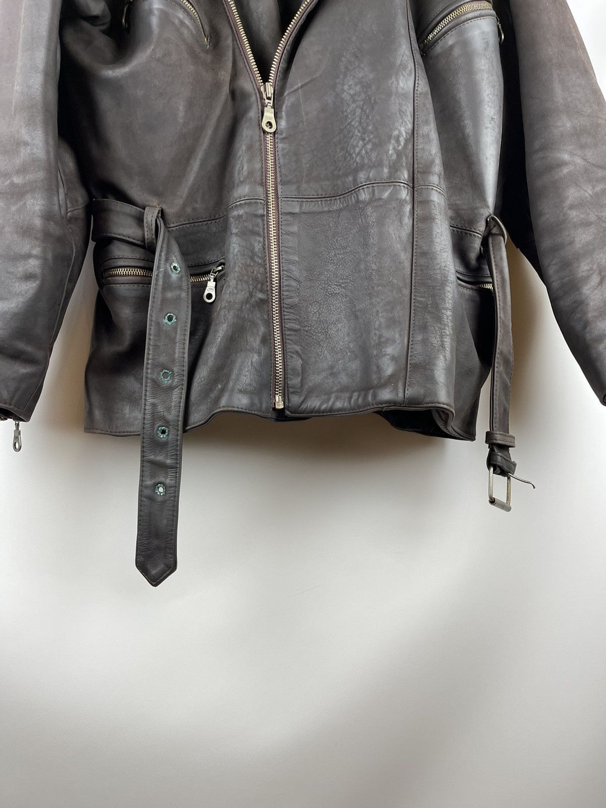 Vintage Akaso vintage 80s 90s military very rare genuine leather Size US XL / EU 56 / 4 - 8 Thumbnail
