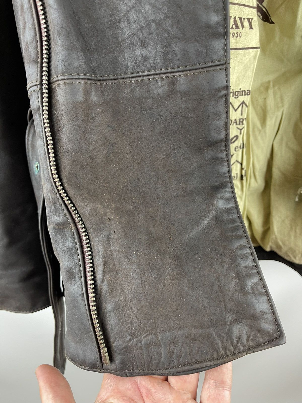 Vintage Akaso vintage 80s 90s military very rare genuine leather Size US XL / EU 56 / 4 - 21 Thumbnail