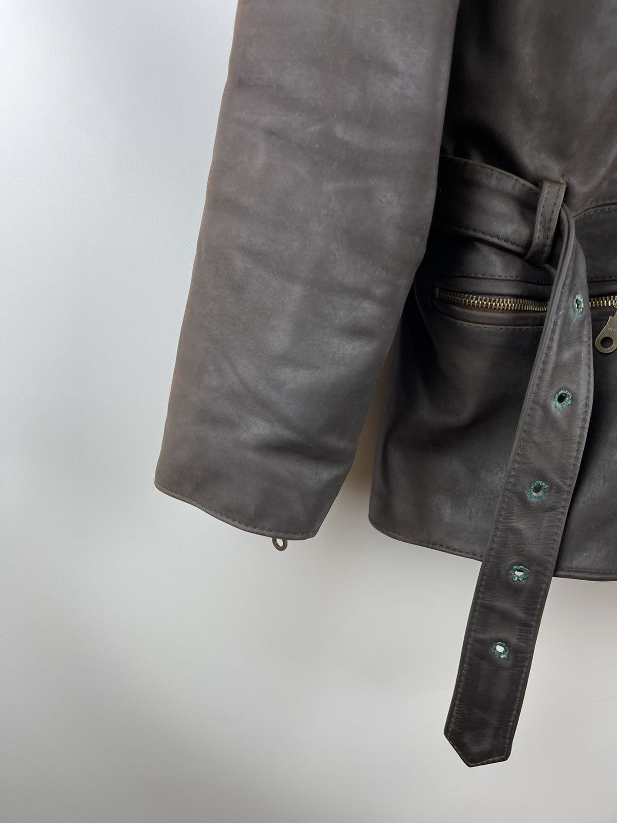 Vintage Akaso vintage 80s 90s military very rare genuine leather Size US XL / EU 56 / 4 - 12 Thumbnail