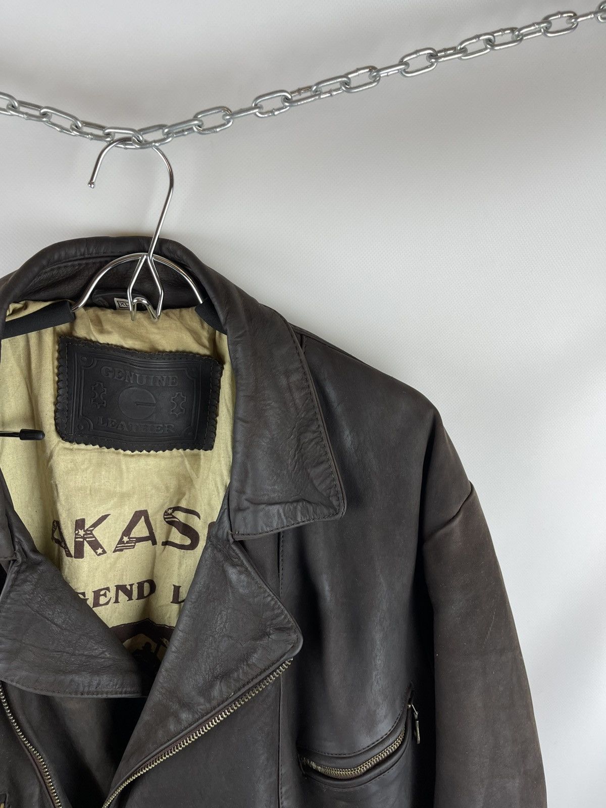 Vintage Akaso vintage 80s 90s military very rare genuine leather Size US XL / EU 56 / 4 - 9 Thumbnail