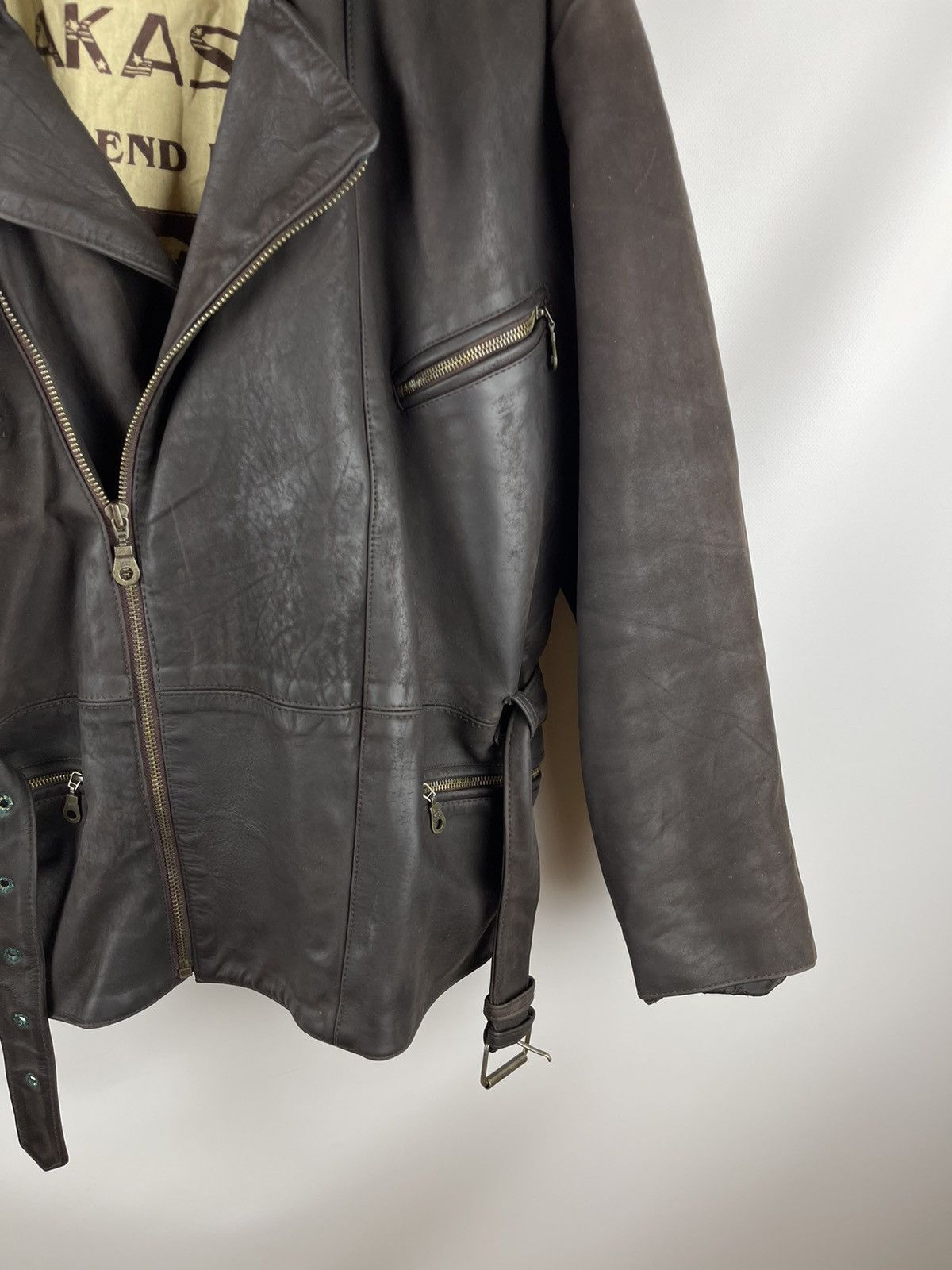 Vintage Akaso vintage 80s 90s military very rare genuine leather Size US XL / EU 56 / 4 - 6 Thumbnail