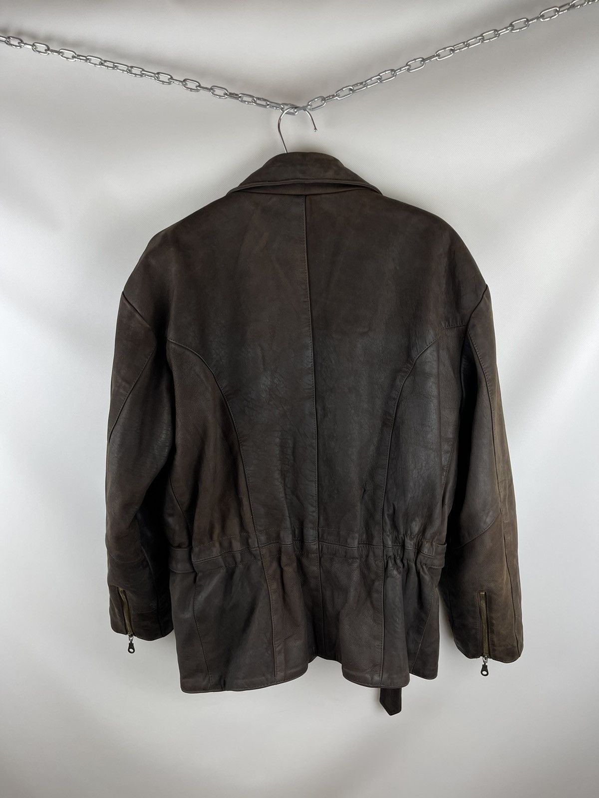 Vintage Akaso vintage 80s 90s military very rare genuine leather Size US XL / EU 56 / 4 - 14 Thumbnail