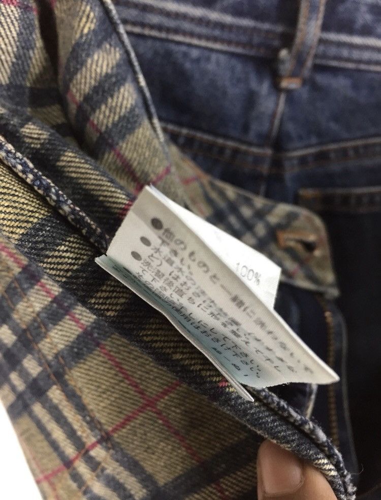 Burberry × Vintage Iconic Burberry London Blue Label Nova Check Jeans For Women Size 30" / US 8 / IT 44 - 11 Thumbnail