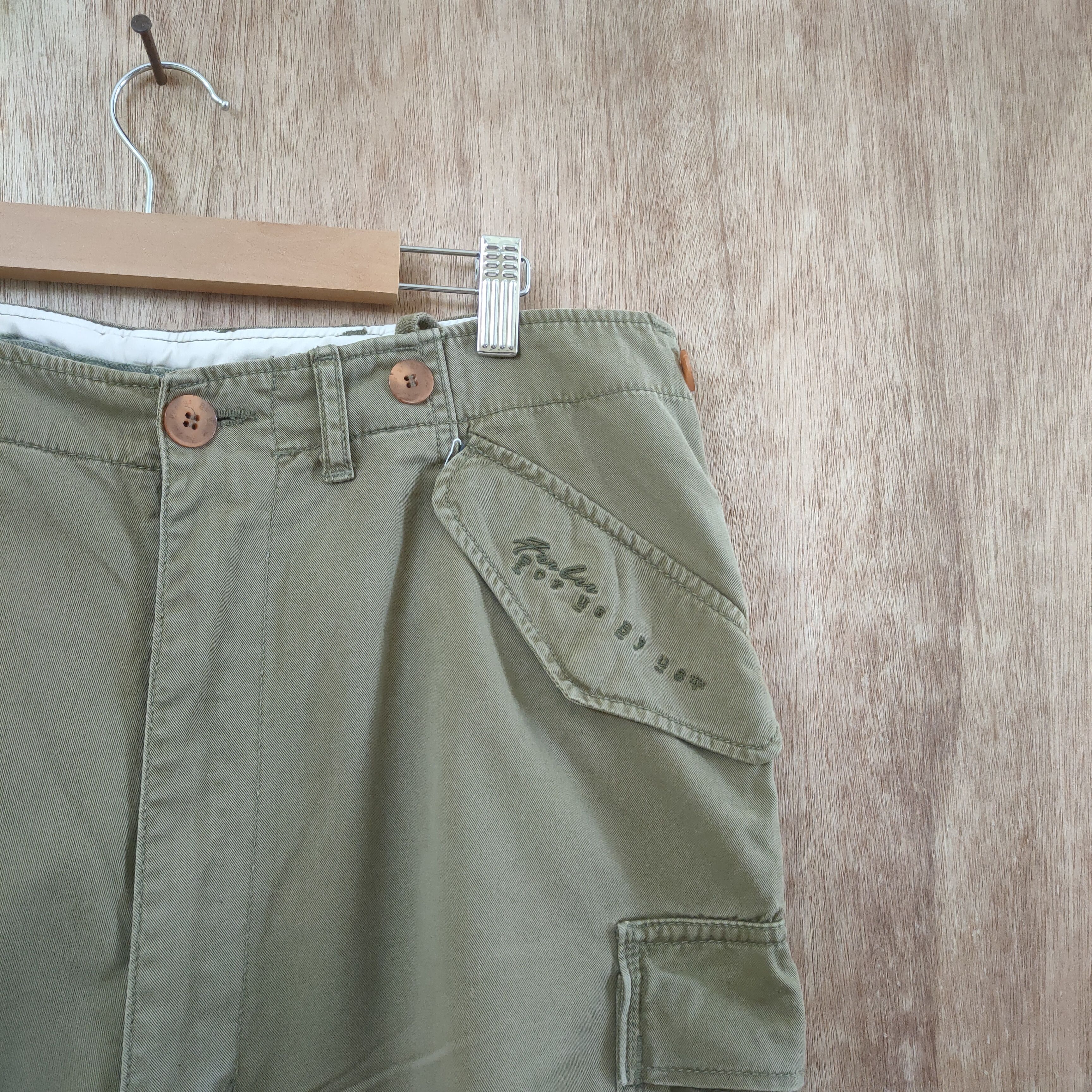 Fubu FUBU FOR US BY US VINTAGE BONDAGE BAGGY CARGO PANTS Size US 34 / EU 50 - 15 Thumbnail