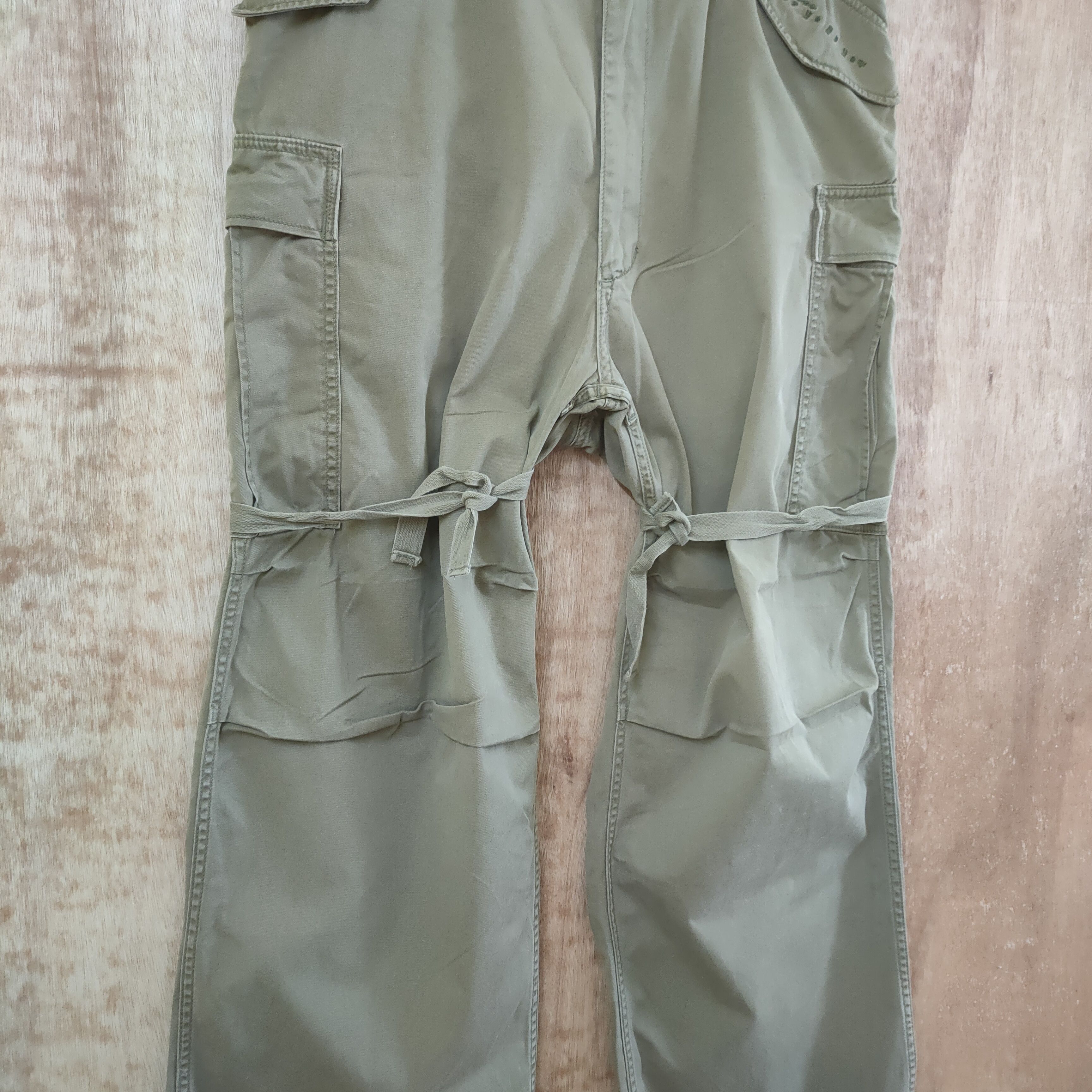 Fubu FUBU FOR US BY US VINTAGE BONDAGE BAGGY CARGO PANTS Size US 34 / EU 50 - 7 Thumbnail