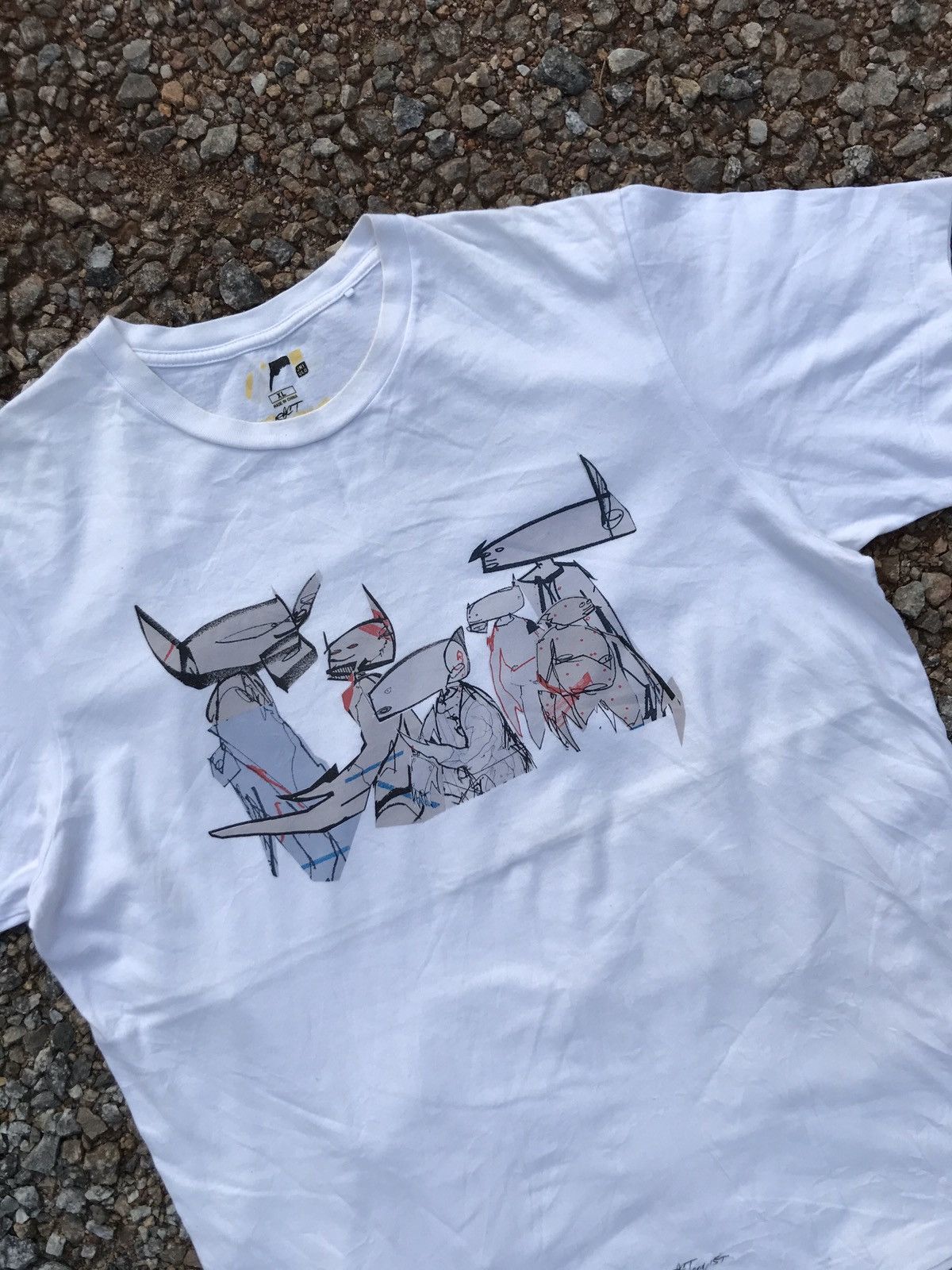 Futura × Japanese Brand × Uniqlo UT Collection SS x Abstract Expressionist Futura Size US XL / EU 56 / 4 - 4 Thumbnail