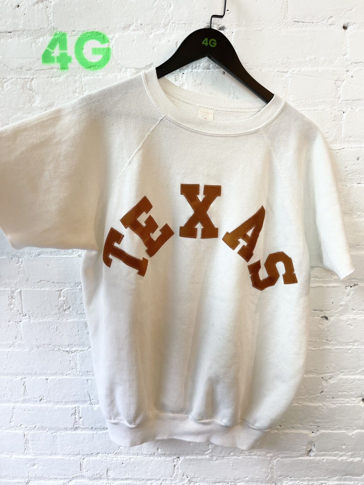 Vintage Vintage THRASHES Huge Spell Out TEXAS SWEATER SHIRT Size US XL / EU 56 / 4 - 1 Thumbnail