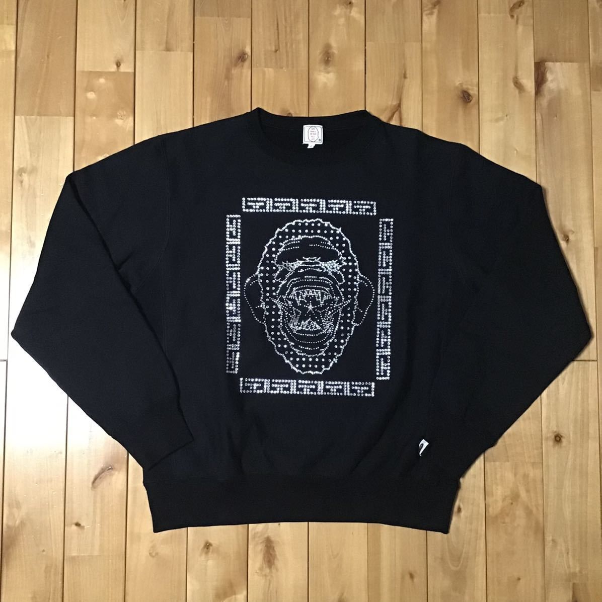 Bape × Nigo × Swarovski BAPE Swarovski Great Ape sweat shirt a bathing ape NIGO Size US S / EU 44-46 / 1 - 2 Thumbnail