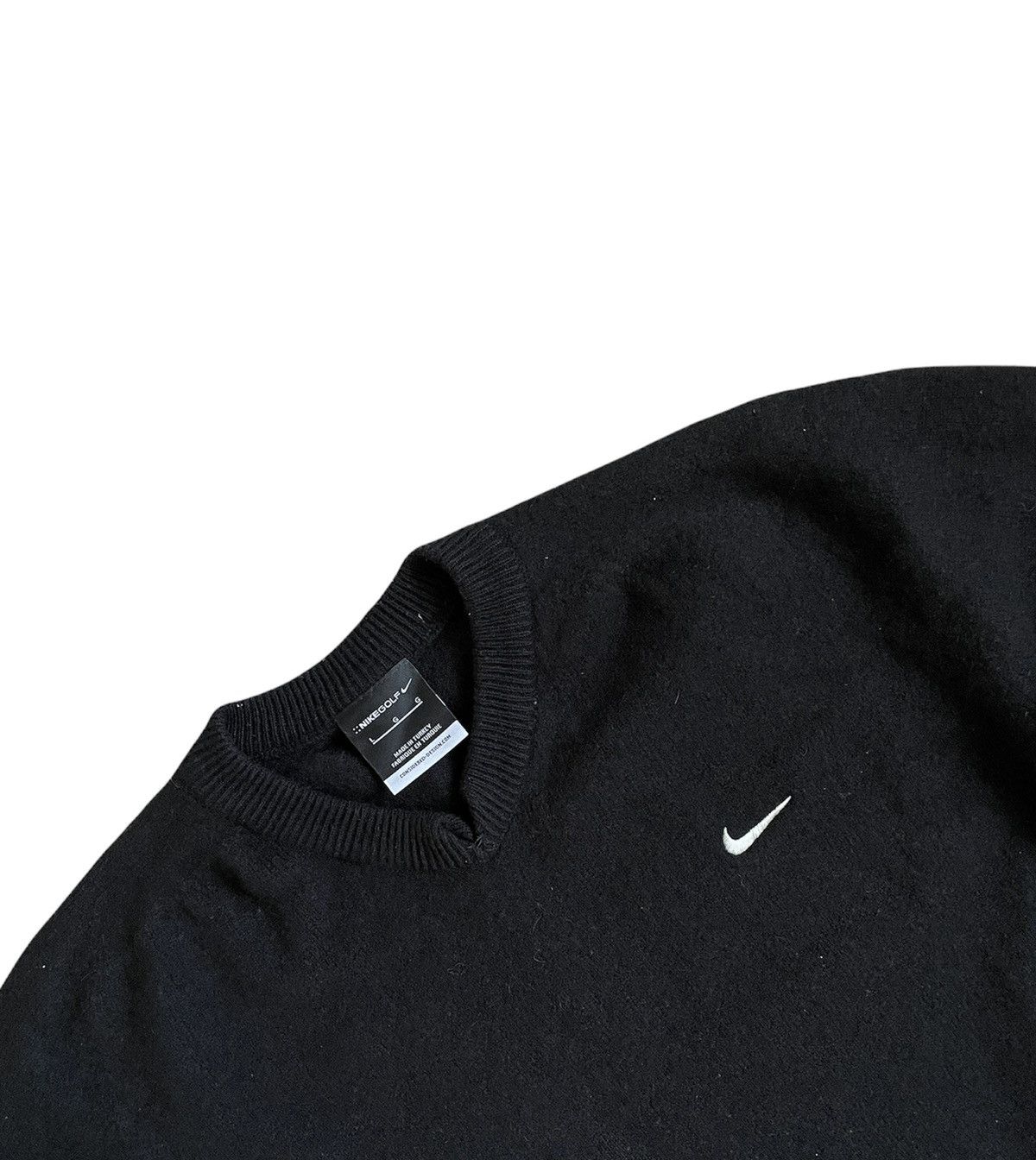 Nike Nike Golf Wool Sweater Swoosh Logo Size US L / EU 52-54 / 3 - 2 Thumbnail