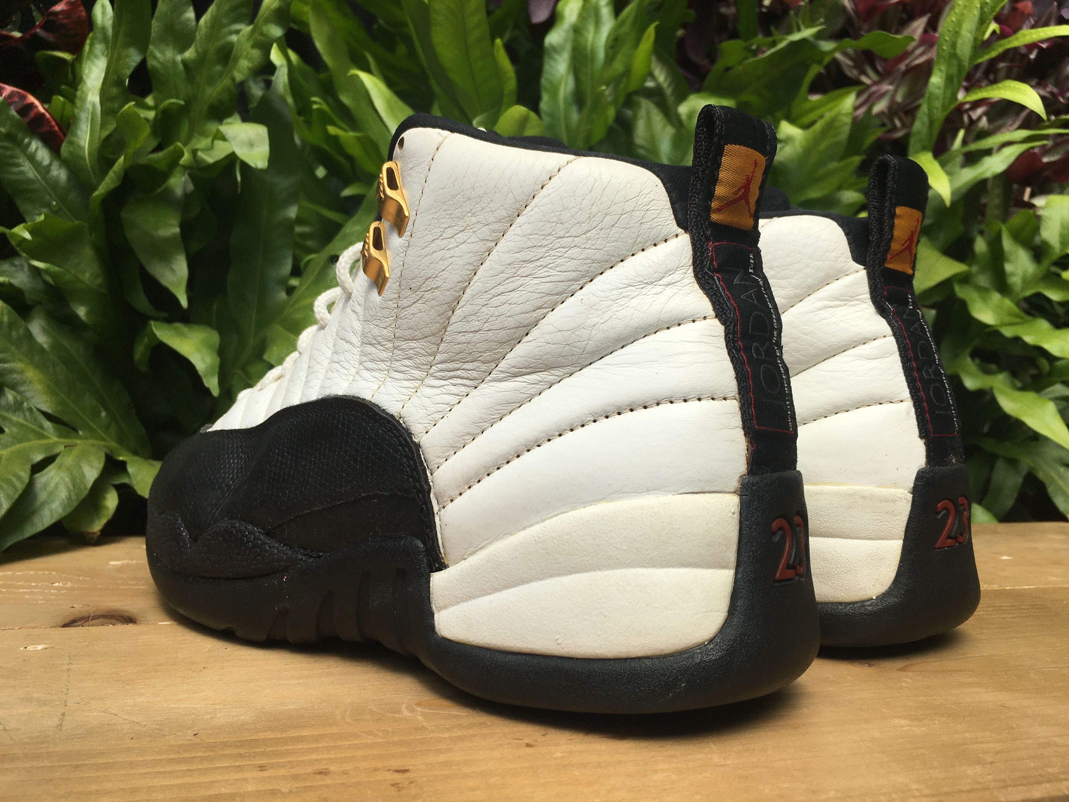 Jordan Brand × Nike × Vintage 🔥 Archive Rare Vintage Nike Air Jordan 12 OG Taxi 1996 Size US 9.5 / EU 42-43 - 16 Thumbnail