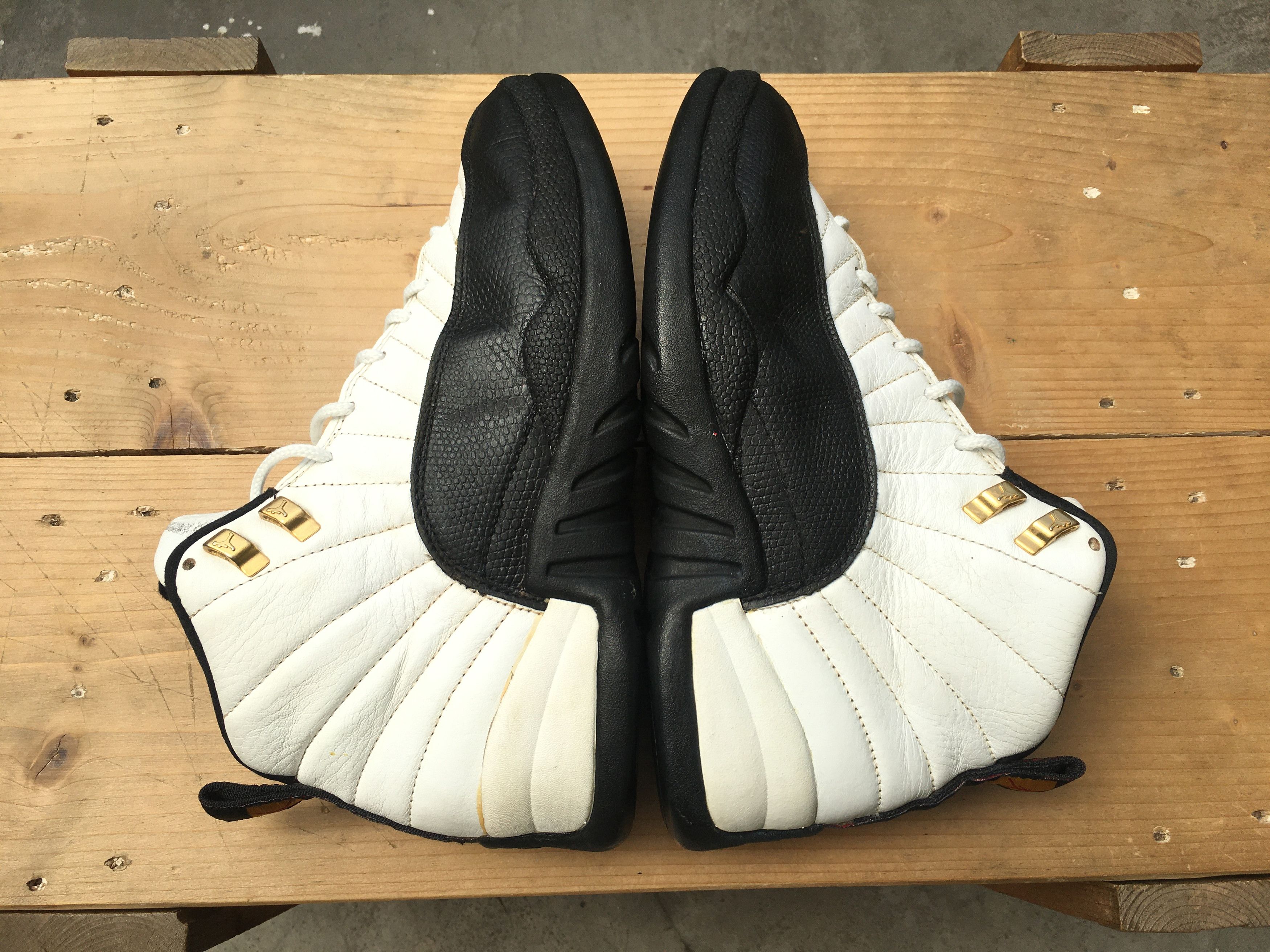 Jordan Brand × Nike × Vintage 🔥 Archive Rare Vintage Nike Air Jordan 12 OG Taxi 1996 Size US 9.5 / EU 42-43 - 21 Thumbnail