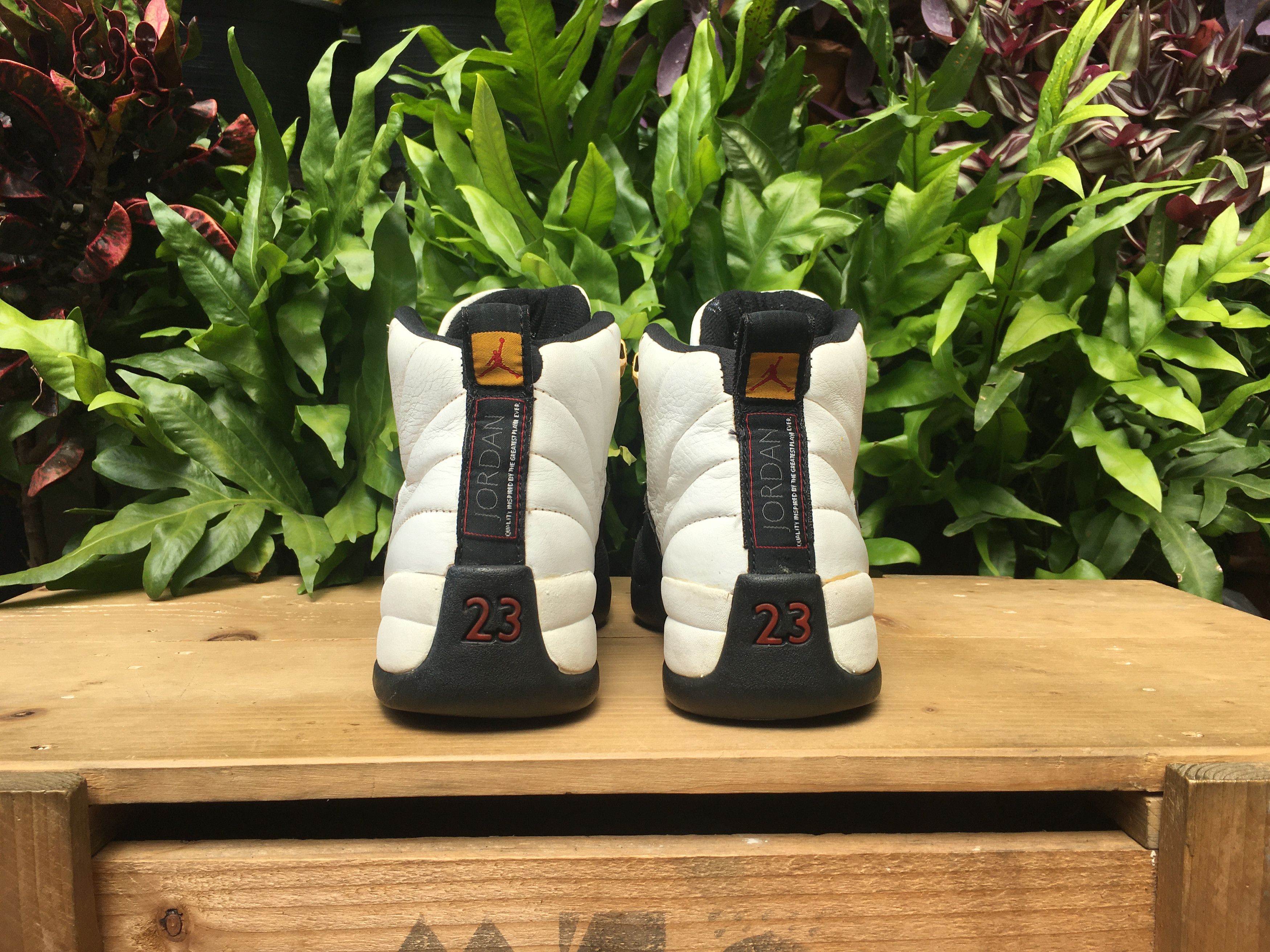 Jordan Brand × Nike × Vintage 🔥 Archive Rare Vintage Nike Air Jordan 12 OG Taxi 1996 Size US 9.5 / EU 42-43 - 14 Thumbnail