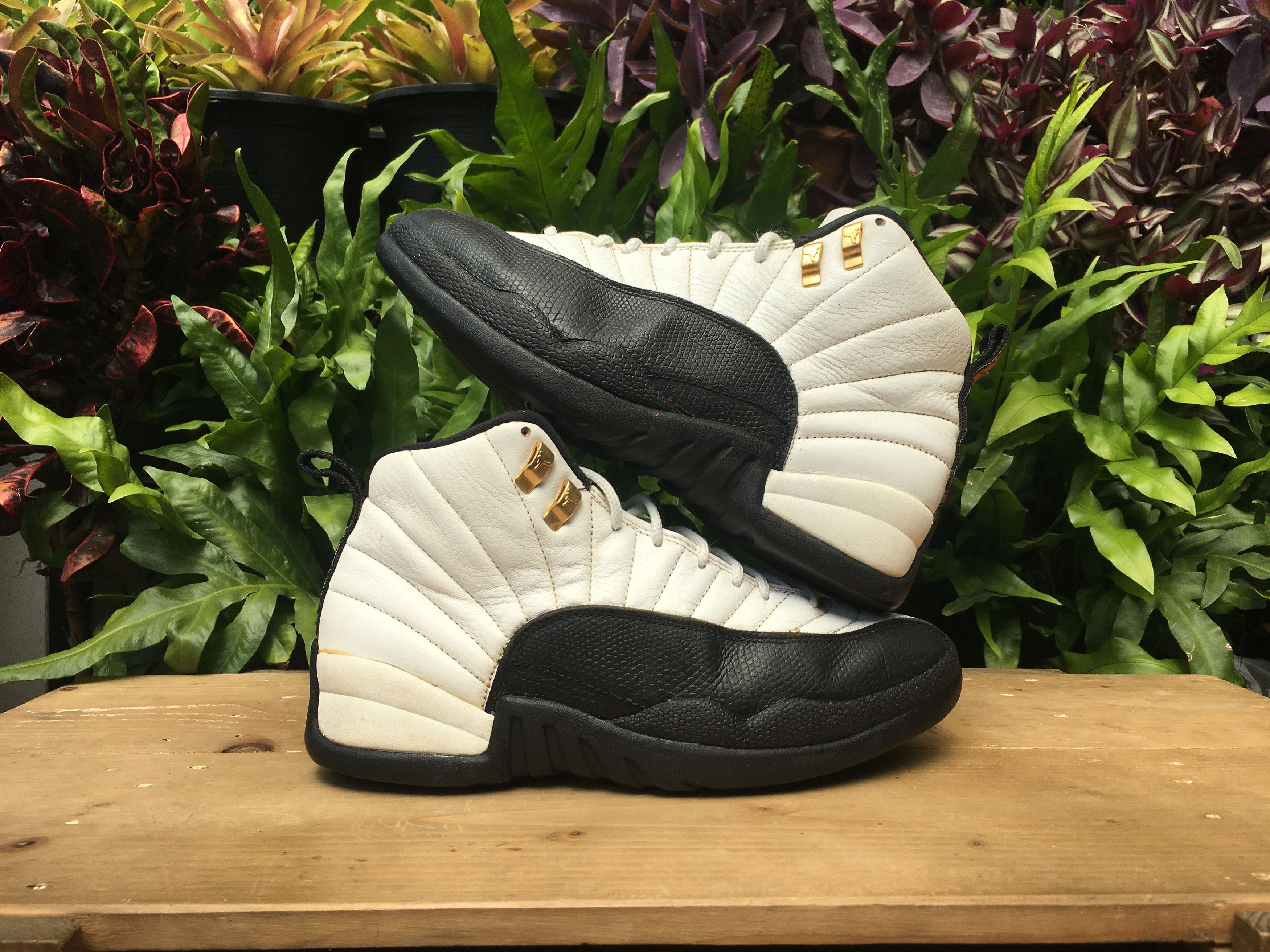 Jordan Brand × Nike × Vintage 🔥 Archive Rare Vintage Nike Air Jordan 12 OG Taxi 1996 Size US 9.5 / EU 42-43 - 4 Thumbnail