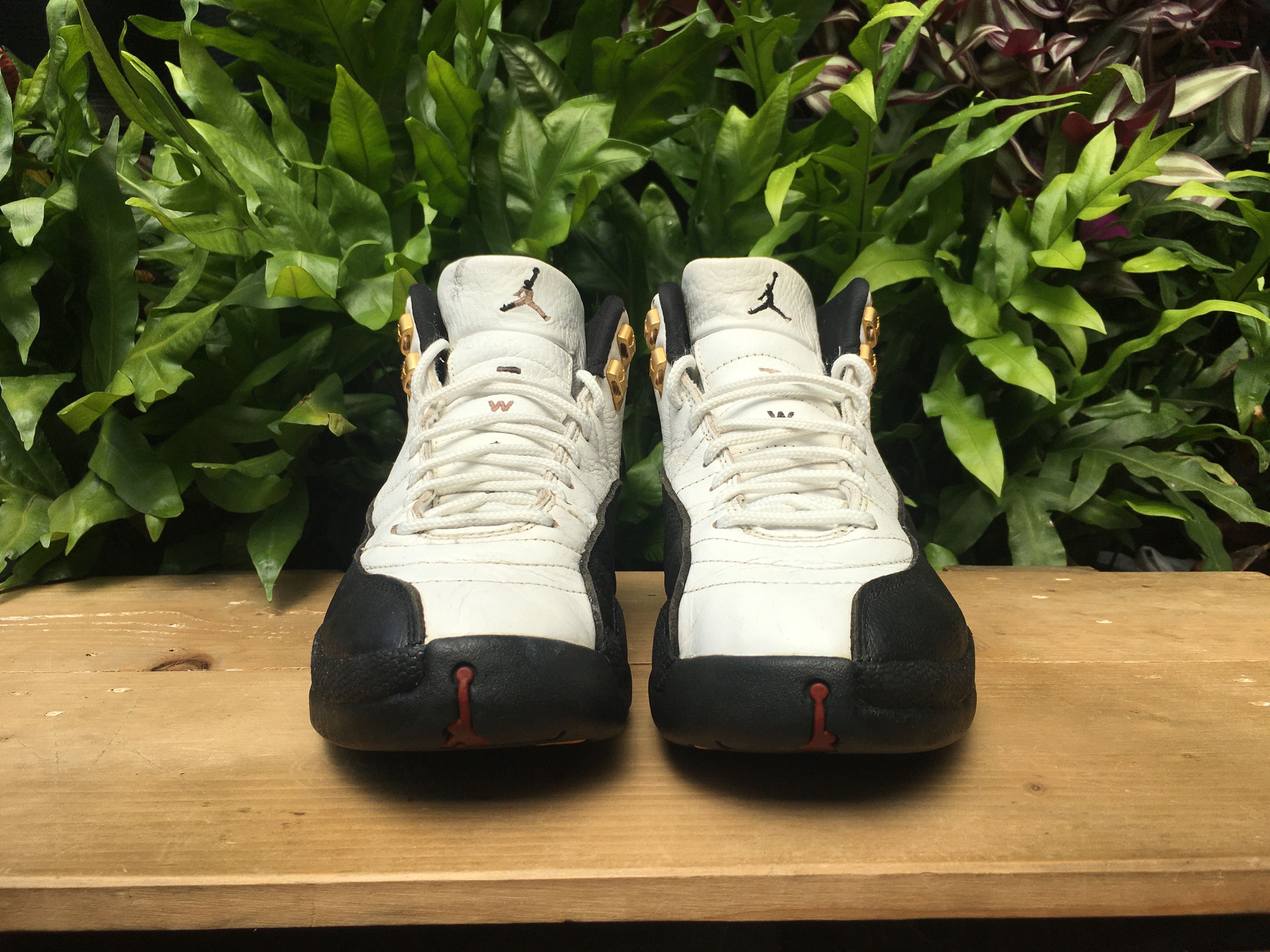 Jordan Brand × Nike × Vintage 🔥 Archive Rare Vintage Nike Air Jordan 12 OG Taxi 1996 Size US 9.5 / EU 42-43 - 8 Thumbnail
